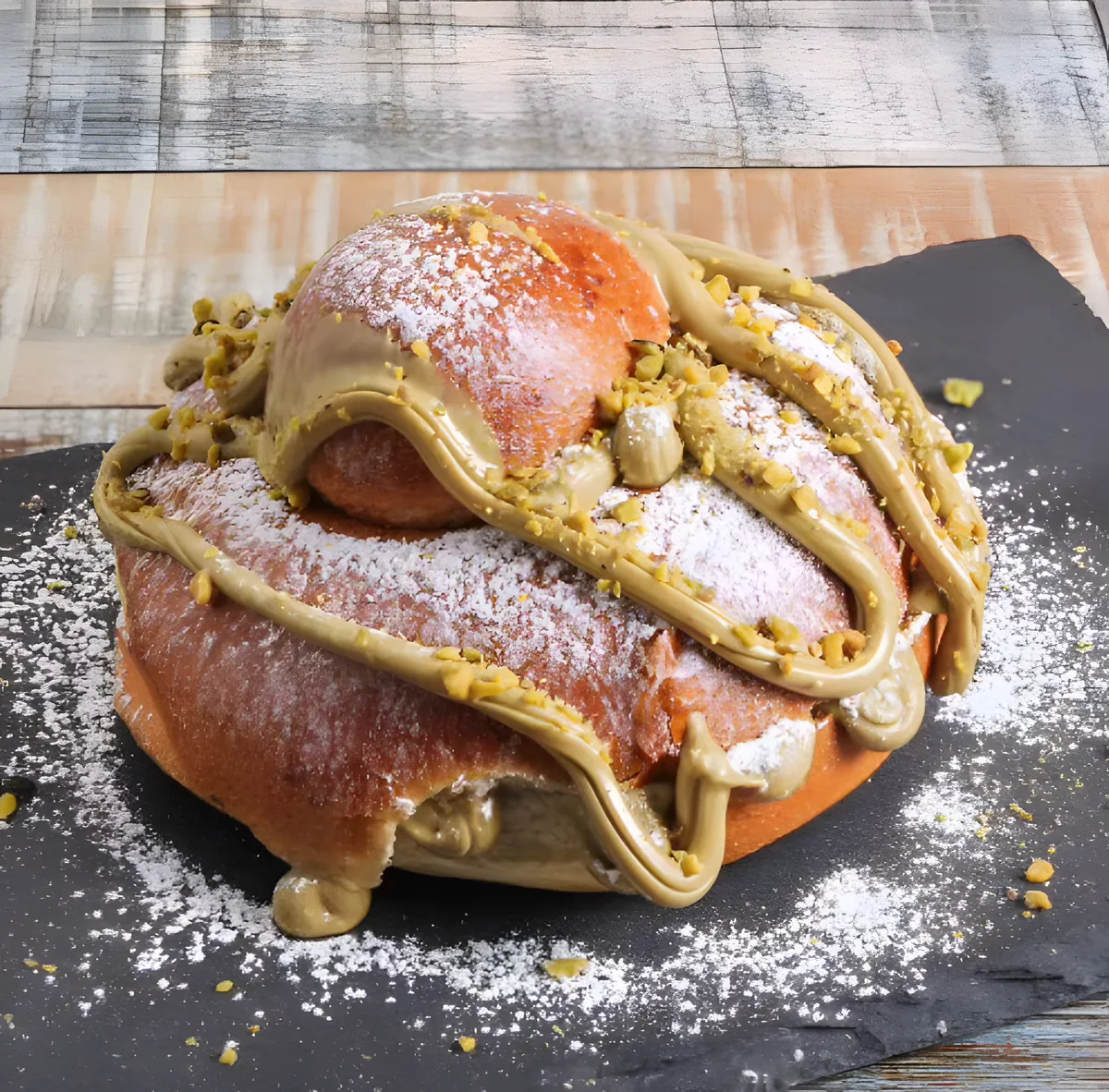 Brioche al pistacchio